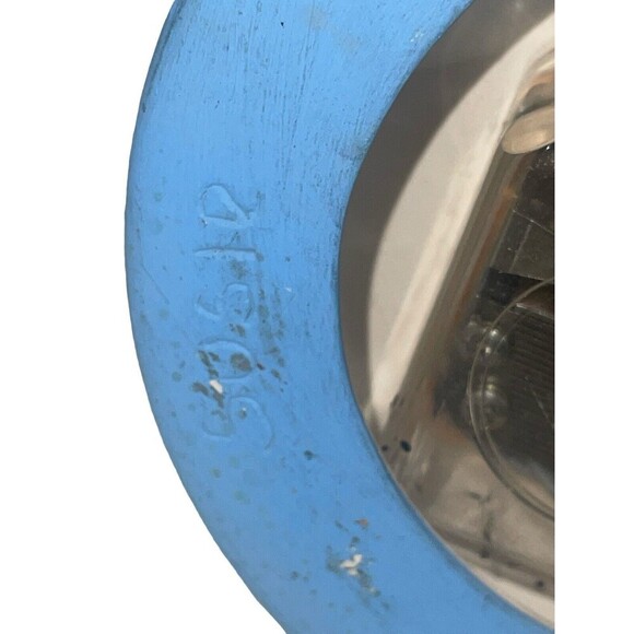 Vintage Girl Under Umbrella Blue Outfit Ceramic Music Box Girl Dog Duck RARE - Picture 11 of 15